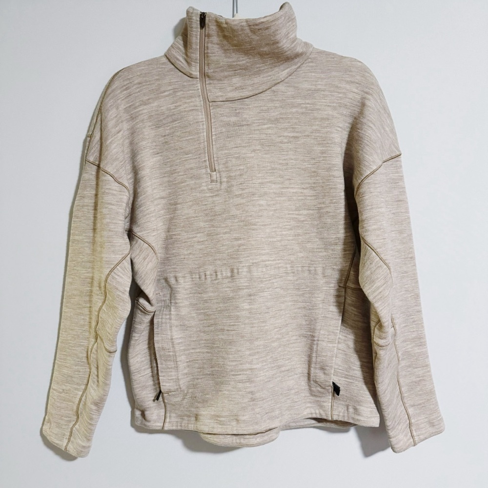 Lululemon - The Lab Tan Mock Neck Jacket
